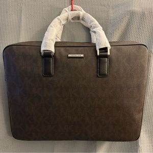 Michael Kors brief case with strap, New!!